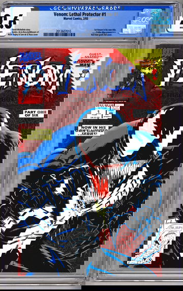 VENOM LETHAL PROTECTOR #1 CGC 9.6 FIRST SOLO VENOM TITLE RED HOLO-GRAFIX CVR 1993