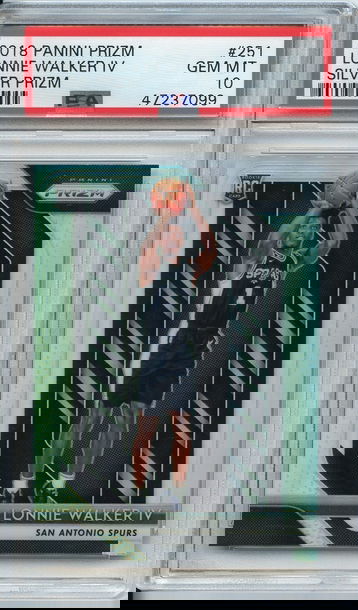 Lonnie Walker Silver Prizm Rookie PSA 10 NEP