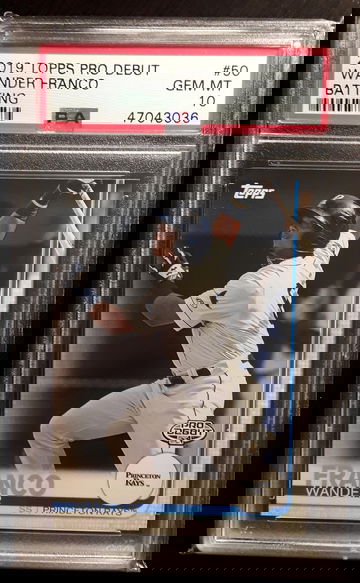 Wander Franco 2019 Topps Pro debut PSA 10