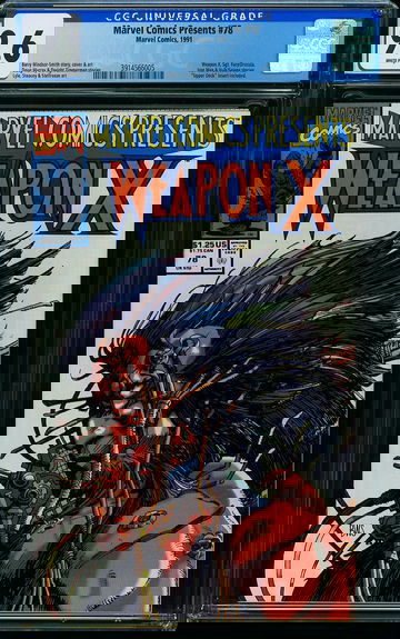 MARVEL COMICS PRESENTS #78, CGC 9.6 NM+