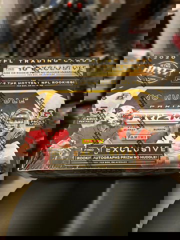 2020 panini prizm No Huddle football box!   Burrow. Love Hurts Jefferson Herbert 