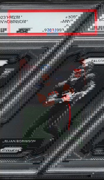 2023 Panini Prizm Bijan Robinson ROOKIE #305 PSA 9 MINT