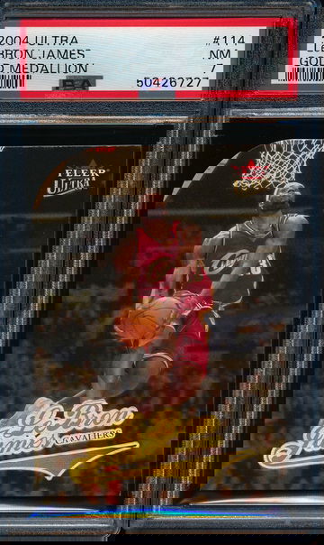 2004 Fleer Ultra Lebron James PSA 7 NM