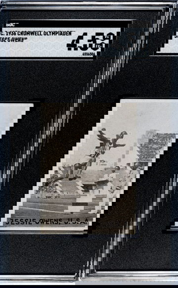  JESSE OWENS 1936 Cromwell Olympiaden Rookie RC SGC 4.5 VG-EX