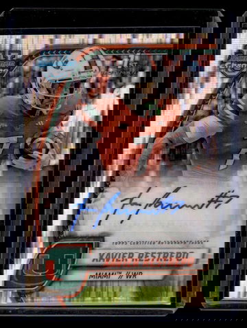 2024 Topps Bowman University Chrome 1st Bowman Xavier Restrepo #PA-XRE Auto