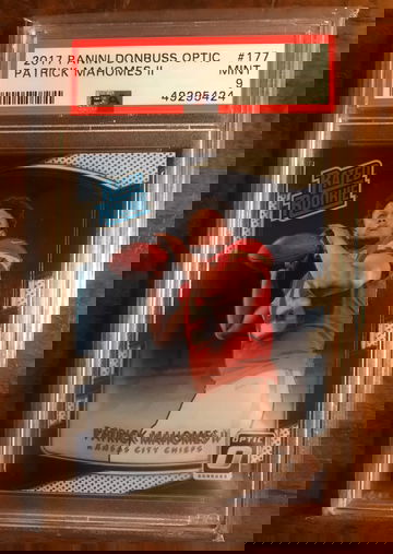 Patrick Mahomes 2017 Optic RC PSA 9