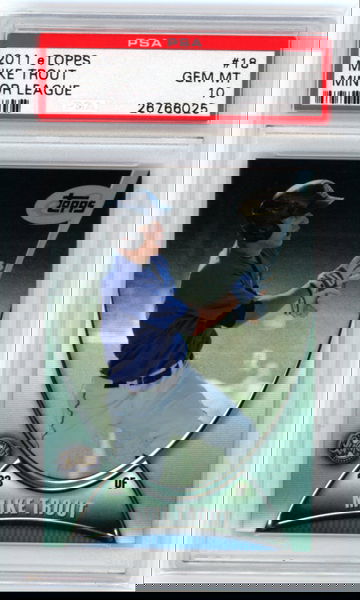 2011 eTopps #18 Mike Trout Minor League PSA 10 GEM MINT!