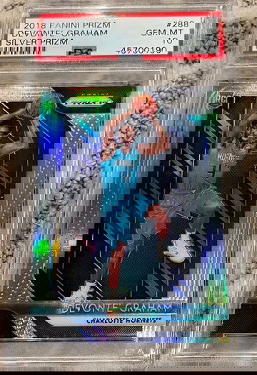 2018 Panini Prizm Devonte Graham Silver PSA 10