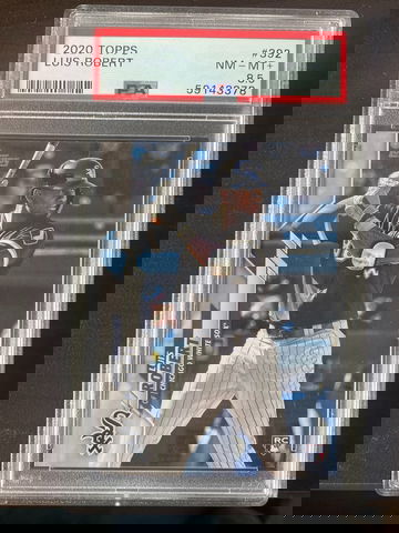 2020 Topps Base Luis Robert (Batting) #392 PSA 8.5 Rookie RC White Sox