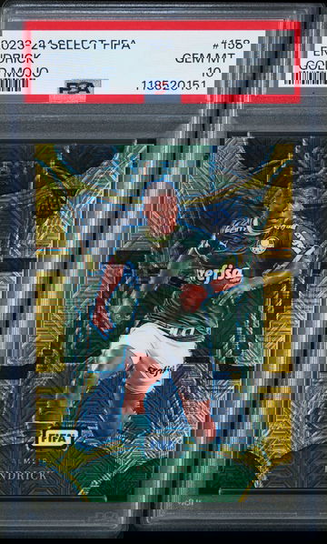 2023-24 PANINI SELECT FIFA ENDRICK 10/10 GOLD MOJO #158 RC ROOKIE PSA 10