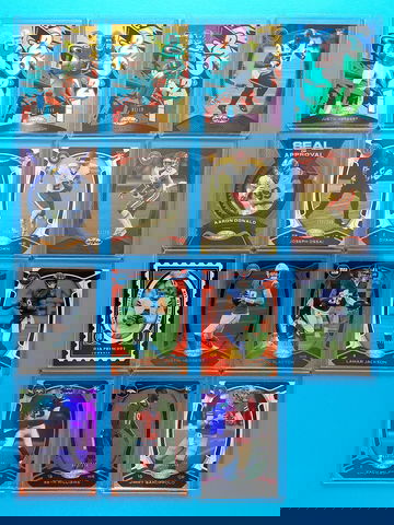 38 lot of Panini 2021 Certified & Luminance insert NFL cards.