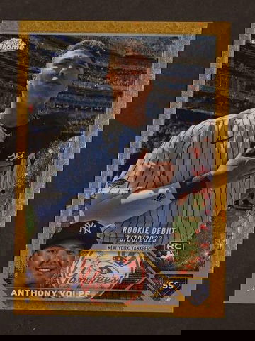 2023 Topps Chrome #USC35 Anthony Volpe Gold Rookie /50