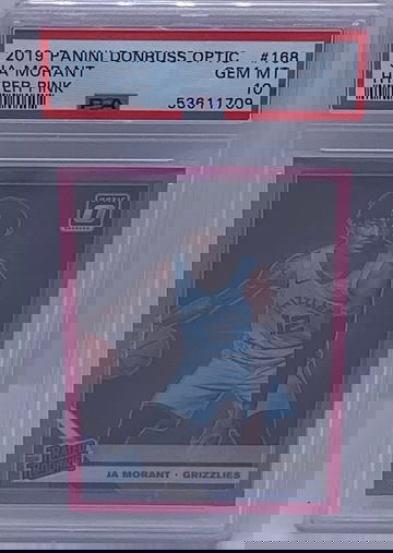 2019 Optic Ja Morant Hyper Pink Psa 10