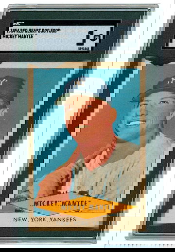 1954 Red Heart Dog Food Mickey Mantle SGC 1