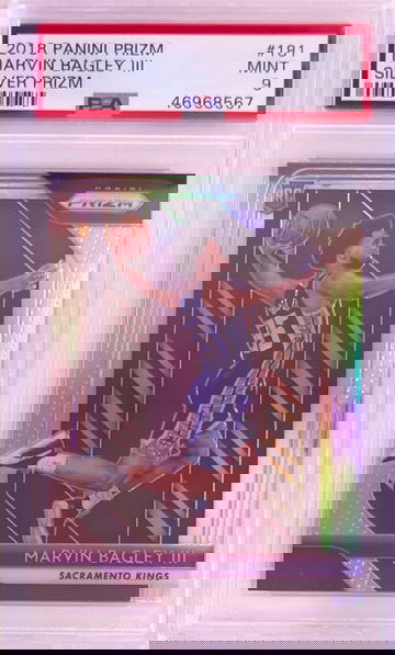 2018 Marvin Bagley Silver Prizm PSA 9