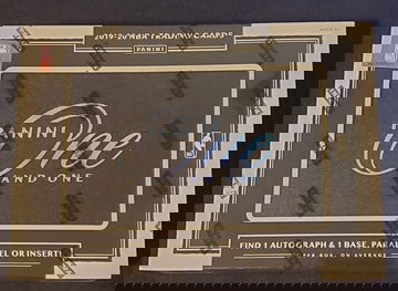 2019-2020 PANINI ONE AND ONE BASKETBALL HOBBY BOX