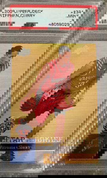 2009 Upper Deck Stephen Curry #234 RC PSA 9