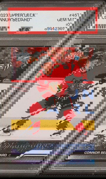 2023 Upper Deck Series 2 #451 Connor Bedard Young Guns PSA 10 Gem Mint