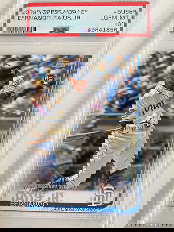 2019 Topps Update Fernando Tatis Jr. Debut Rookie Card PSA 10 Gem Mint!
