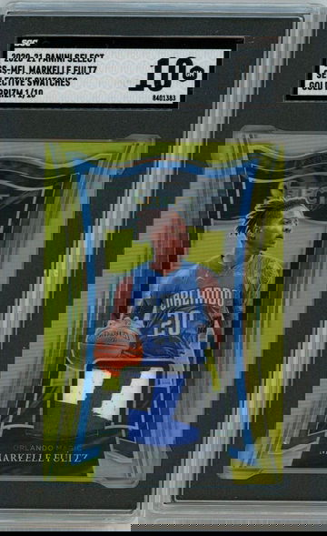 2020 Panini Select Markelle Fultz Selective Swatches Gold Prizm 1/10 SGC 10