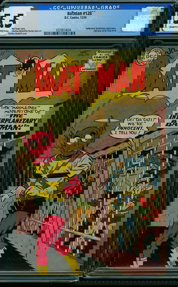 BATMAN #128, CGC 5.5 FN-