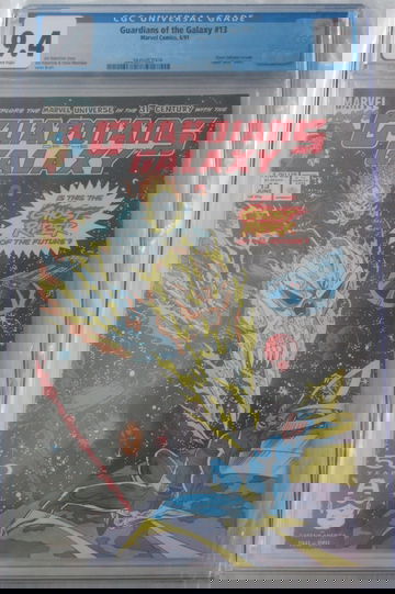 Guardian of the Galaxy 13 CGC 9.4 1st appearance of Spirit of Vengeance (Ghost Rider of the future)!