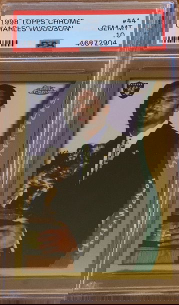 Charles Woodson 1998 Topps Chrome #44 PSA 10