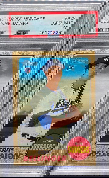 2017 Topps Heritage Cody Bellinger PSA 10
