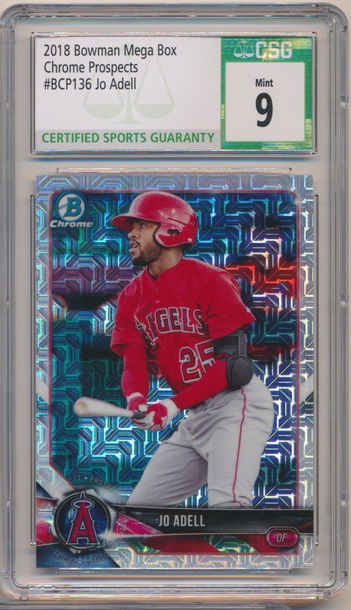 2018 BOWMAN CHROME PROSPECTS JO ADELL RC MEGA BOX #BCP136 CSG 9