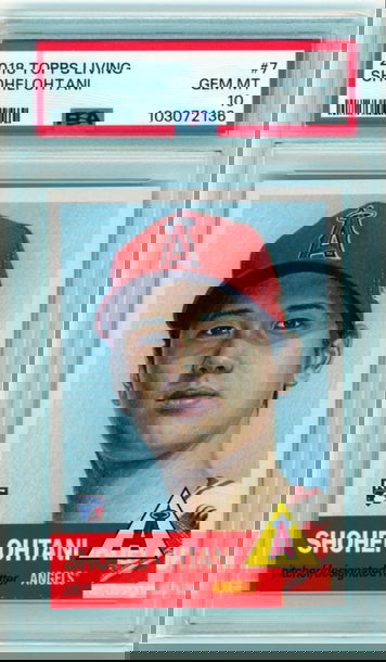 2018 Topps Living #7 Shohei Ohtani PSA 10 GEM MINT!