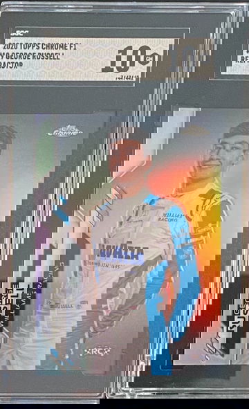 2020 Topps Chrome George Russell Refractor Rookie RC Formula 1 F1 SGC 10