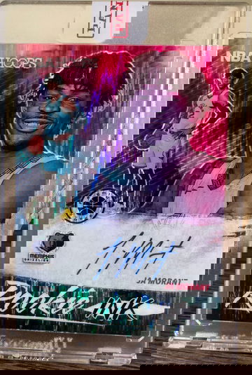 2019-2020 Panini NBA Hoops Premium Stock Ja Morant Rookie On-Card Auto FLASH ROOKIE INK RI-JAM