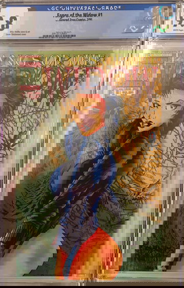 FANGS OF THE WIDOW # 1 GROUND ZERO COMICS 1995 CGC 9.8 WHITE PAGES ONLY ONE!!!