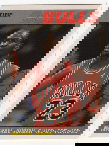 1987-88 FLEER # 59 MICHAEL JORDAN 2ND YEAR HOF A