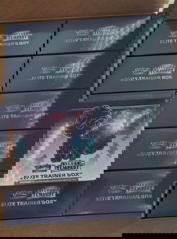 Silver Tempest ETB Sealed 10x