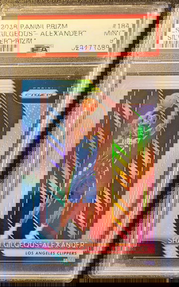 2018 Panini Prizm Silver Shai Gilgeous-Alexander PSA 9
