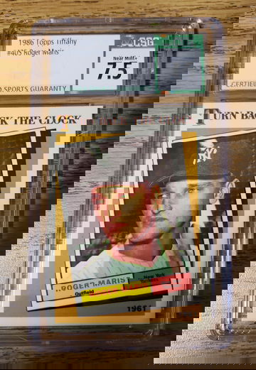 1986 topps tiffany roger maris