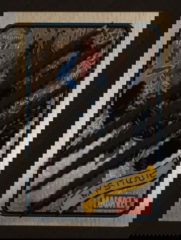 2025 Topps Chrome Marvel Mystique Clawed Refractor Stainless Steel 03/20 #7