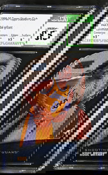 1999 KOBE BRYANT STADIUM CLUB LUMINOUS 