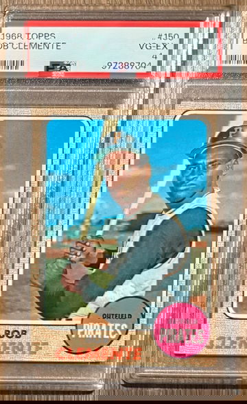 1968 Topps Roberto Clemente PSA 4