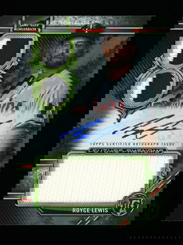 2024 Topps Triple Threads Royce Lewis Future Patch Auto Twins 19/25 #FPAR-RL