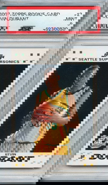 Kevin Durant Topps Rookie Card PSA 9