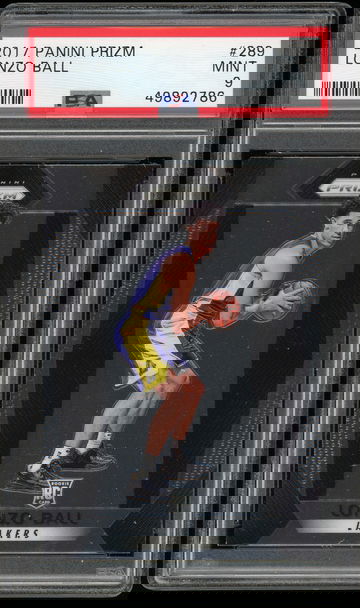 2017 Prizm #289 Lonzo Ball RC PSA 9