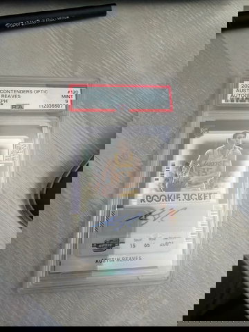 Austin Reaves 2021 optic contenders rookie auto