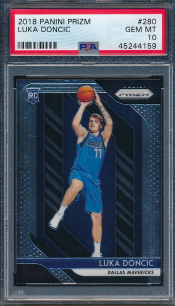 2018 Prizm Luka Doncic PSA 10