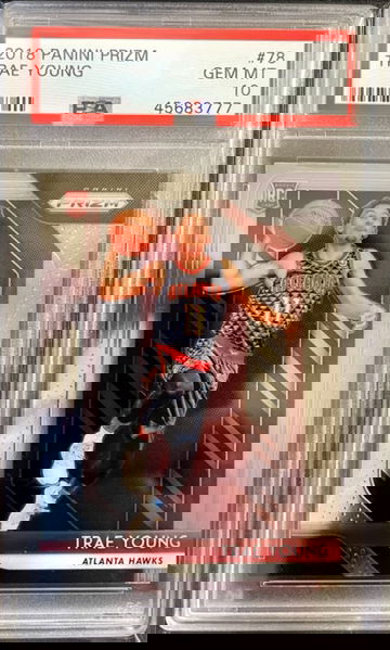 2018-19 Panini Prizm Trae Young Prizm RC - PSA 10 Gem Mint