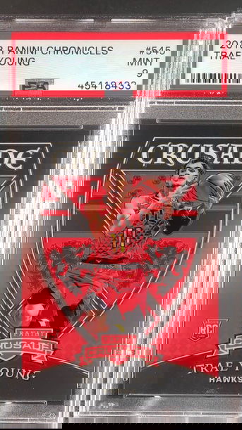 2018-19 Panini Chronicles Trae Young Crusade Rookie PSA 10 Gem Mint #545