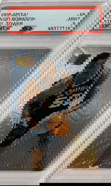 1995 Metal David Robinson Steel Tower PSA 9 Gem Mint #8