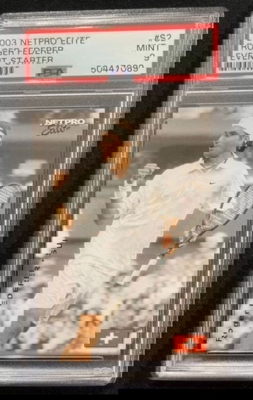 PSA 9 Roger Federer 2003 Netpro Elite #S2 Event Starter Rc 