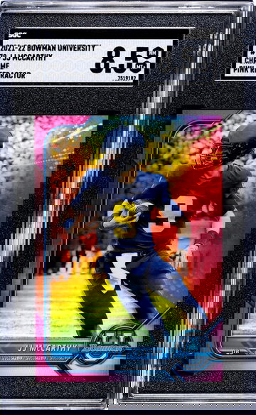 2021 Bowman #79 JJ McCarthy SGC 8.5